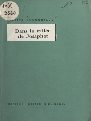 cover image of Dans la vallée de Josaphat